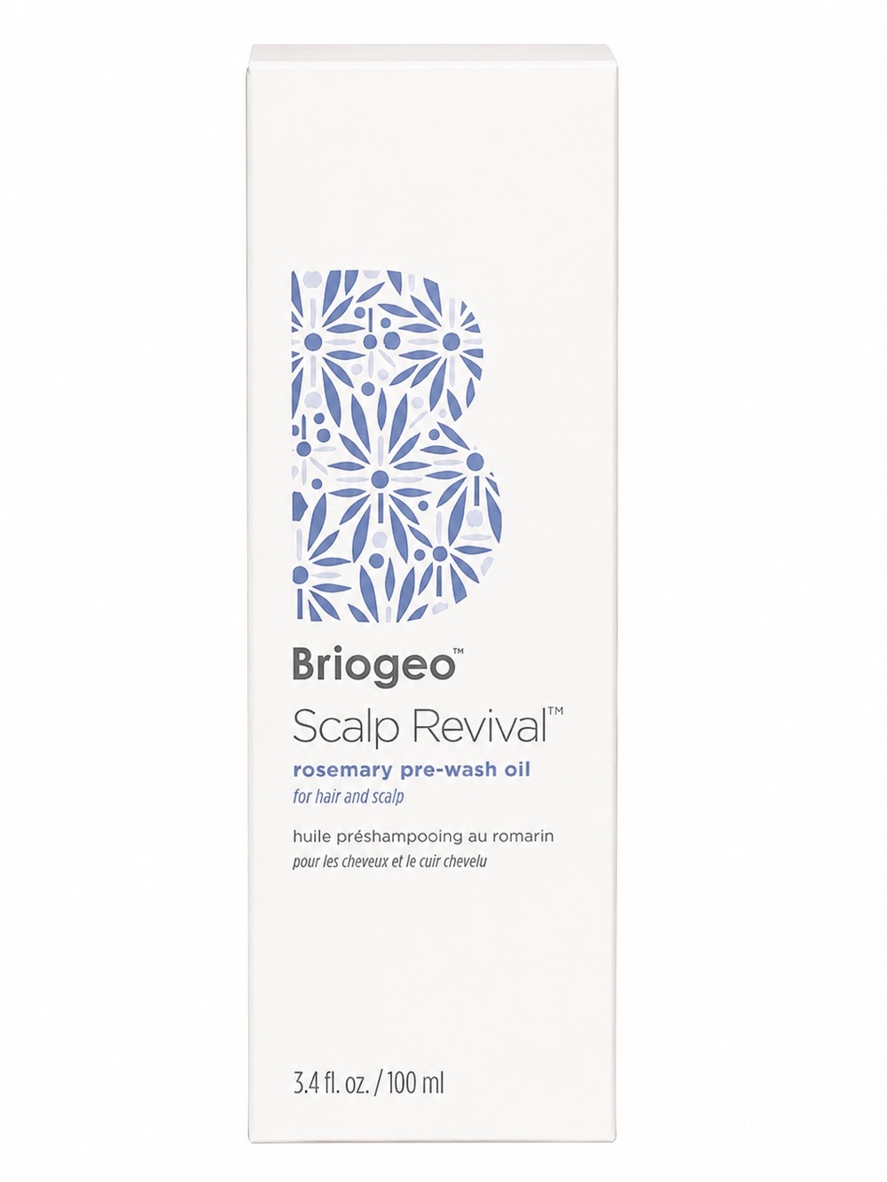 Briogeo Scalp Revival Rosemary Pre-Wash Oil 100ml NEW Full Size